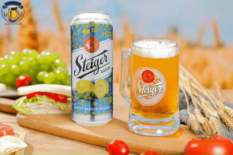 Bia Steager vị chanh vàng nhập khẩu chính hãng