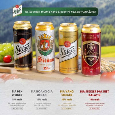 Bia Steiger đen-vàng-palatin-sitnan